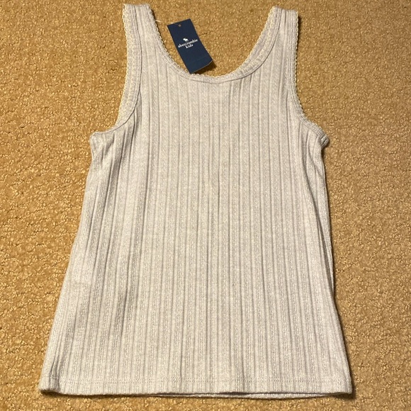 Abercrombie Kids Girls Pointelle Tank - Picture 2 of 2